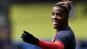 Wilfried Zaha, jugador del Crystal Palace. 