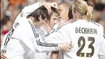 <b>CON PASO FIRME</b>. El Madrid continua con su buena marcha y mira al título de Liga.