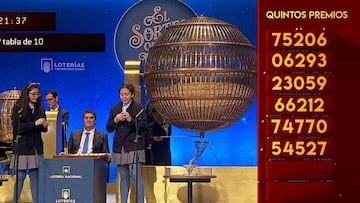 Quintos premios de la Lotería de Navidad: números ganadores y dónde han tocado otros años