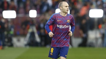 El centrocampista espa&ntilde;ol del Barcelona, Andr&eacute;s Iniesta.