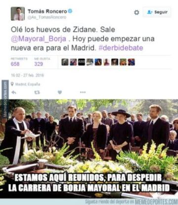 Real Madrid-Atlético: Los memes más divertidos del derbi