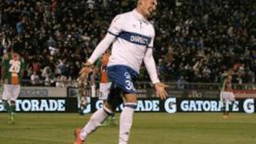 El jugador de Universidad Catolica, Nicolas Castillo