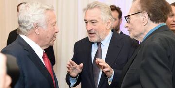 Robert De Niro junto a Larry King en la gala de Los Ángeles.