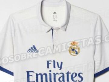 Real Madrid 2016/17 home playing kit "leak"