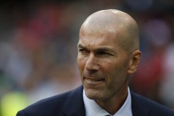 El entrenador del Real Madrid, Zinedine Zidane. 