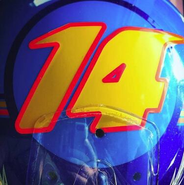 Alonso revela parte del casco que usará con McLaren Renault