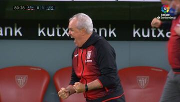 Genio y figura: Aguirre llevándose, VAR mediante, una de las alegrías de su vida