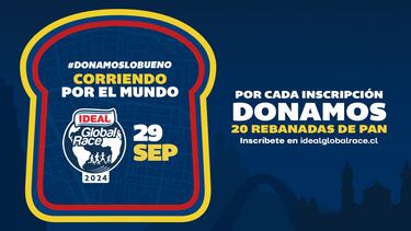 La carrera en Chile que donará rebanadas de pan: gran iniciativa