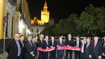 Charlton, Castro, Ferguson y Mu&ntilde;oz, en los Alc&aacute;zares. 