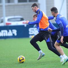 Vuelta al trabajo tras el empate ante el Espanyol