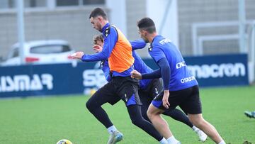 Entrenamiento de Osasuna en Tajonar.