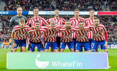 Once inicial del Atlético de Madrid.