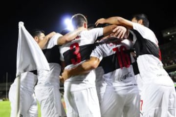 Olimpia se fue ganando al medio tiempo 1-0. 