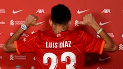 Luis Díaz, extremo colombiano de Liverpool