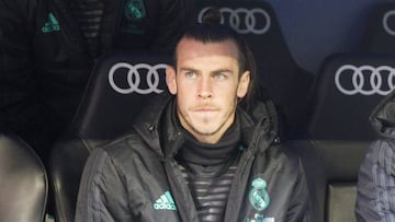 Bale, en el banquillo del Bernab&eacute;u.