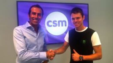 Rabat junto a Nacho Díaz, CEO de CSM en España.