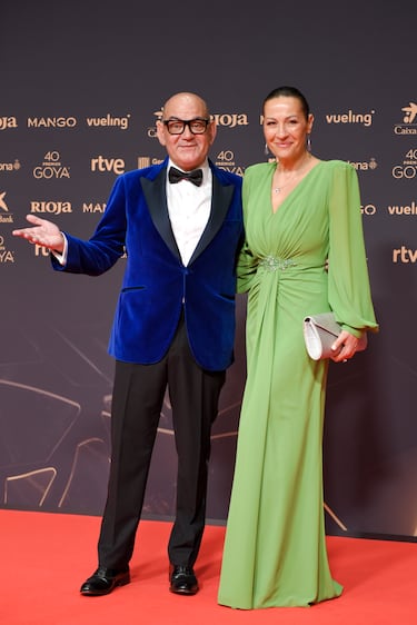 El cineasta y humorista José Corbacho posa en la alfombra roja de la 40º edición de los Premios Goya.