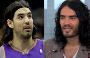 Scola y Russell Brand.