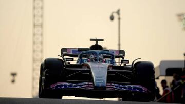 18 November 2022, United Arab Emirates, Abu Dhabi: Motorsport: Formula 1 World Championship, Abu Dhabi Grand Prix, 2nd Free Practice Fernando Alonso from Spain of Team Alpine is on track in Abu Dhabi. Photo: Hasan Bratic/dpa (Photo by Hasan Bratic/picture alliance via Getty Images)