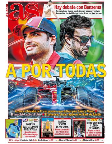 Las portadas de AS de marzo