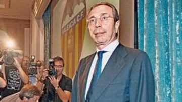 <b>CONTROVERSIA. </b>Vicente Soriano es el apoderado de Inversiones Dalport en la gestión con el Valencia.