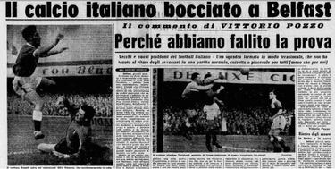 Suecia 1958, la última vez que Italia no asistió a un Mundial