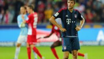 Thomas Muller durante el partido.