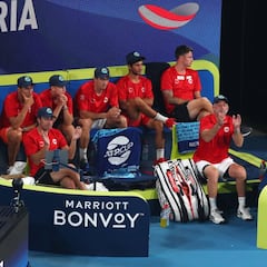 Zonas de equipo, VAR, tablets: una ATP Cup innovadora