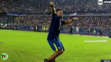 Sabor colombiano: el bailecito de Frank Fabra en La Bombonera