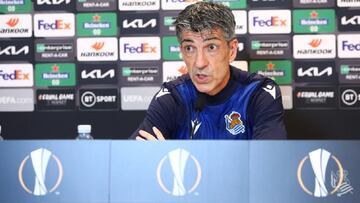 Imanol: "El objetivo en Old Trafford es ganar y lavar la imagen"