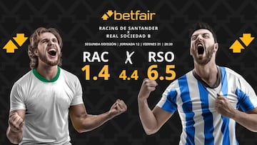 Racing de Santander vs. Real Sociedad B: horario, dónde ver, pronósticos y clasificación