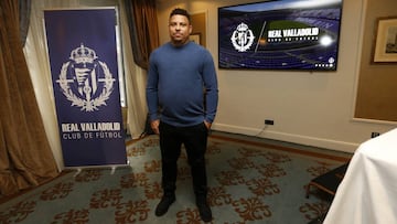 06/02/19 RUEDA DE PRENSA DE RONALDO NAZARIO PRESIDENTE DEL VALLADOLID