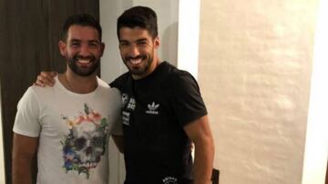 Reencuentro de Luis Suárez y Martín Cauterrucio