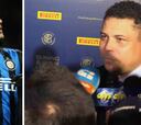 Ronaldo le aconseja a Icardi quedarse en el Inter