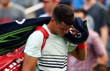 Harrison knocks fifth seed Raonic out of US Open