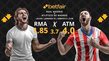 Real Madrid vs. Atlético de Madrid: horario, dónde ver, pronósticos y clasificación