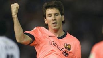 <strong>HAT TRICK DE LEO MESSI.</strong>