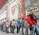 La afición sevillista agota las entradas en tres horas