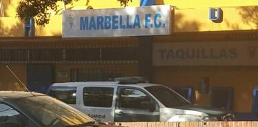 La Guardia Civil en la sede del Marbella: su presidente, detenido