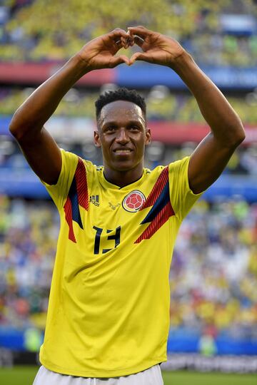 El defensa central colombiano fue factor con sus goles para que su selección clasificara a octavos, aparte de que es el pilar de la zaga defensiva.