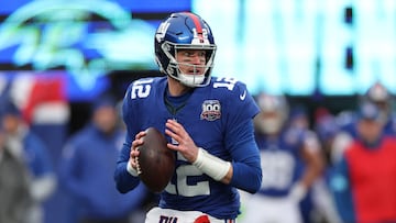 Boyle became the New York Giants’ fourth quarterback of the season after Tommy DeVito was ruled out against the Ravens.