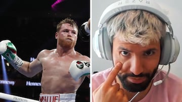 Canelo reta a Agüero por defender a Messi: “Hay que tener huevos”