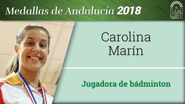 Carolina Marín recibe la Medalla de Andalucía