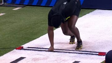 James Pearce Jr. destroys 40-yard dash record for defensive linemen at NFL Combine