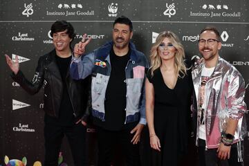 Dani Moreno 'El Gallo', Tony Aguilar, Cristina Boscá y Óscar Martínez