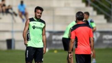 Fran Escribá, con pedro León