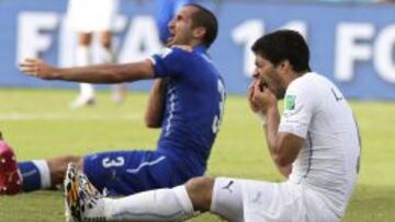 Chiellini habría reconocido
que Luis Suárez no lo mordió