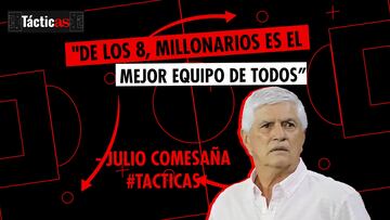 “De los 8, Millonarios es el mejor equipo de todos”: Julio Comesaña #TacticAS