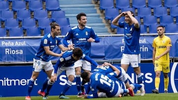 Real Oviedo 1 - Málaga 0: resumen, goles y resultado