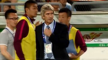 Los 4 goles con los que celebró Pellegrini en China